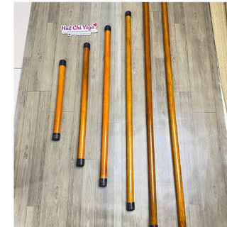 Gậy tập Yoga, Erobic, Dưỡng Sinh, Võ Thuật - Chiều Dài 0,4m,0.6,0.8,1,1,2.1,6.2m có đầu bọc cao su