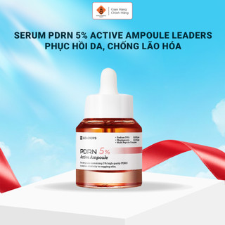 Tinh chất chống lão hoá LEADERS PDRN 5% Active Ampoule, serum cải thiện độ đàn hồi, nâng cơ , nuôi dưỡng da khỏe 30ml