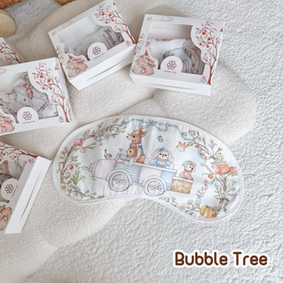 Gối Lót Đầu Sợi Tre Cổ Tích Bubble Tree Phong Cách HQ Thoáng Khí Thấm Hút Mồ Hôi Cho Bé Sơ Sinh