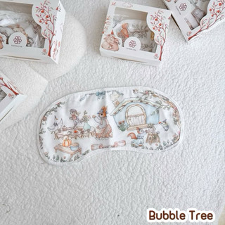 Gối Lót Đầu Sợi Tre Cổ Tích Bubble Tree Phong Cách HQ Thoáng Khí Thấm Hút Mồ Hôi Cho Bé Sơ Sinh