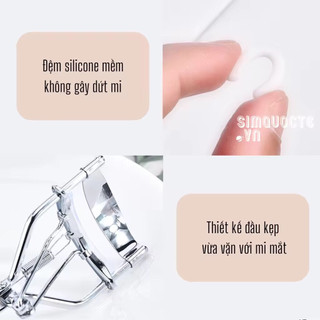 Kẹp bấm mi to tròn mắt hoàn hảo đặt biệt Curl 2 màu sắc