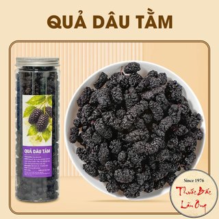 Quả dâu tằm khô 100g, dâu tằm nguyên trái, quả đều, dùng pha trà hoa quả, vị chua ngọt tự nhiên