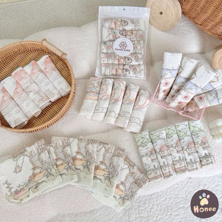 Khăn xô Honee Baby hoạ tiết cổ tích 2 lớp Muslin mềm mại, thấm hút tốt, an toàn cho da bé