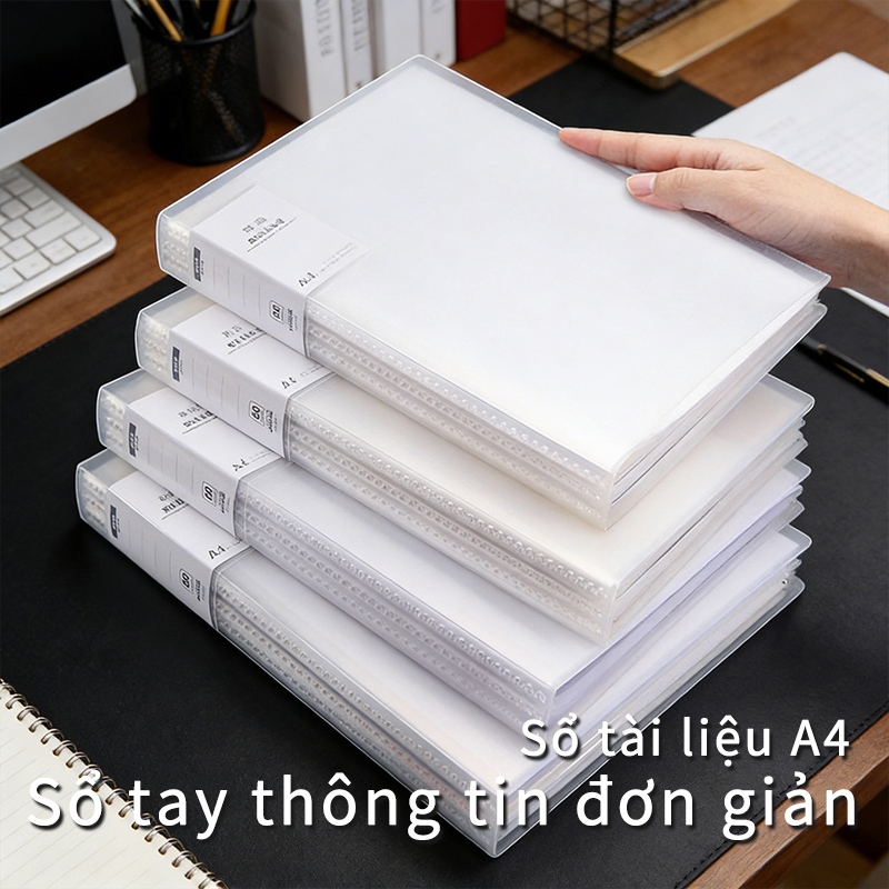 Túi đựng tài liệu A4 nhiều ngăn, thích hợp để lưu trữ nhiều loại tài liệu, bài kiểm tra và vật dụng.