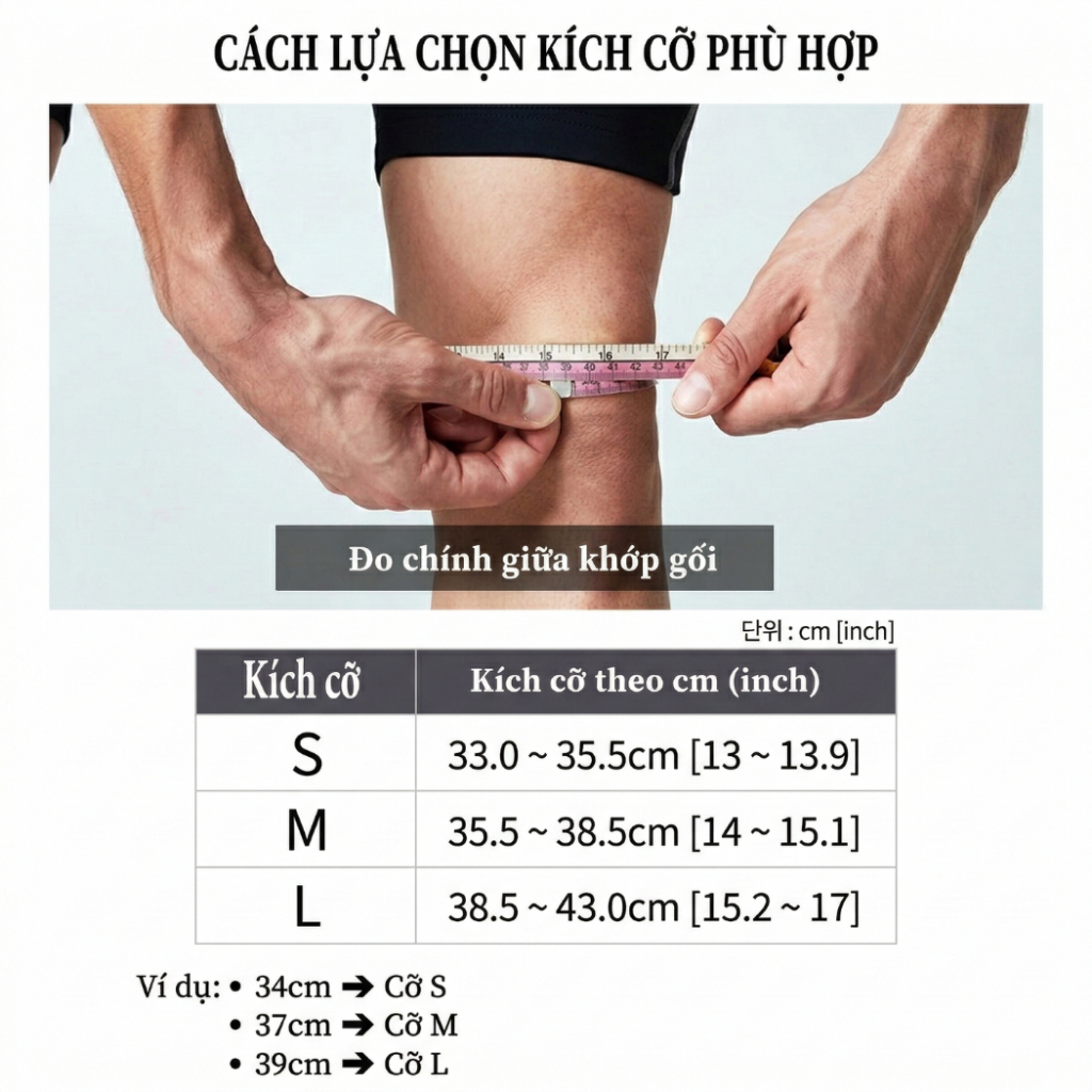 Đai gối bơm hơi DiskDr NK30 Hàn Quốc hỗ trợ đau khớp gối, giảm áp lực khớp gối