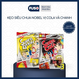 Kẹo Siêu Chua Nobel Vị Cola & Chanh Super Lemon & Super Cola Chua Bùng Nổ