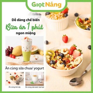 [ Gói 35gr ] Granola Giọt Nắng mới Ngũ cốc ăn sáng healthy ngon giòn lành mạnh, giàu chất xơ và năng lượng