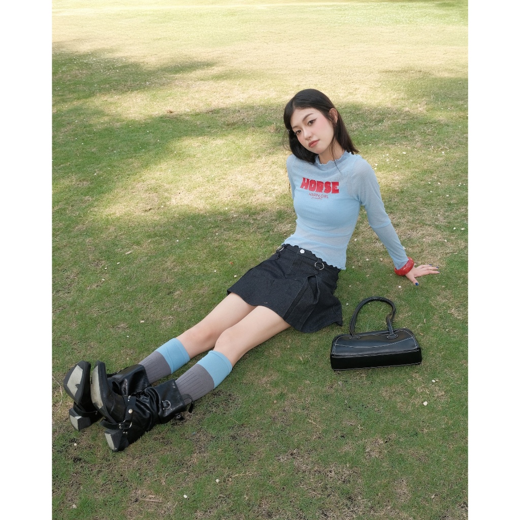 Chân Váy Nữ INVER SKIRT Chất Denim Năng Động Mùa Hè SECODEE
