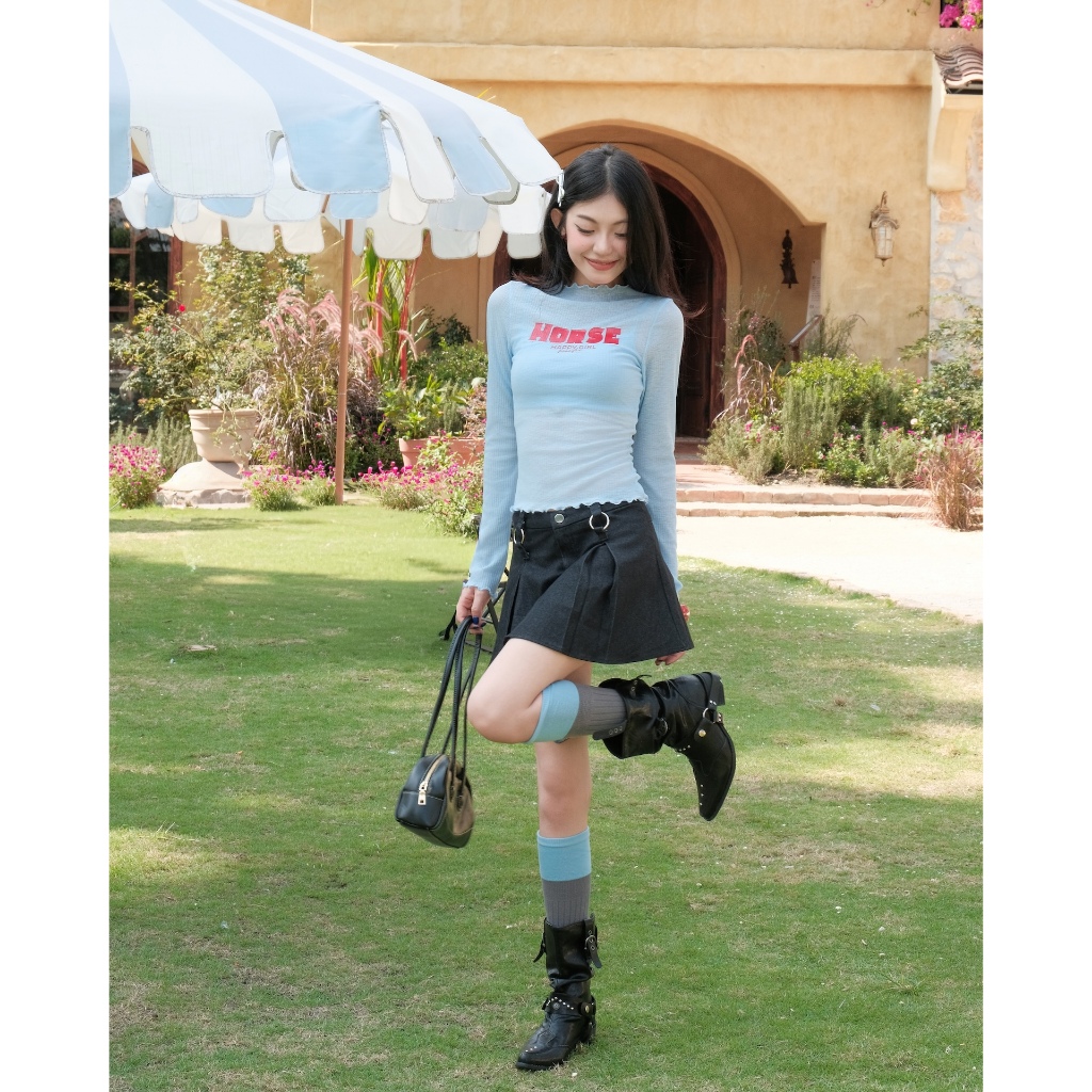 Chân Váy Nữ INVER SKIRT Chất Denim Năng Động Mùa Hè SECODEE