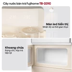 Cây nước nóng lạnh kết hợp Bàn pha Trà, Cafe FUJIHOME, cây nước bàn trà bình lọc nước âm nóng lạnh, cài đặt nhiệt độ sôi — ảnh 7