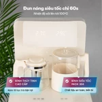Cây nước nóng lạnh kết hợp Bàn pha Trà, Cafe FUJIHOME, cây nước bàn trà bình lọc nước âm nóng lạnh, cài đặt nhiệt độ sôi — ảnh 5