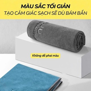 Khăn lau ô tô cao cấp sợi Superfine Fiber 650gsm thấm hút, chống trầy xước, không rụng sợi vải, kích thước 40x40cm