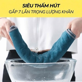 Khăn lau ô tô cao cấp sợi Superfine Fiber 650gsm thấm hút, chống trầy xước, không rụng sợi vải, kích thước 40x40cm