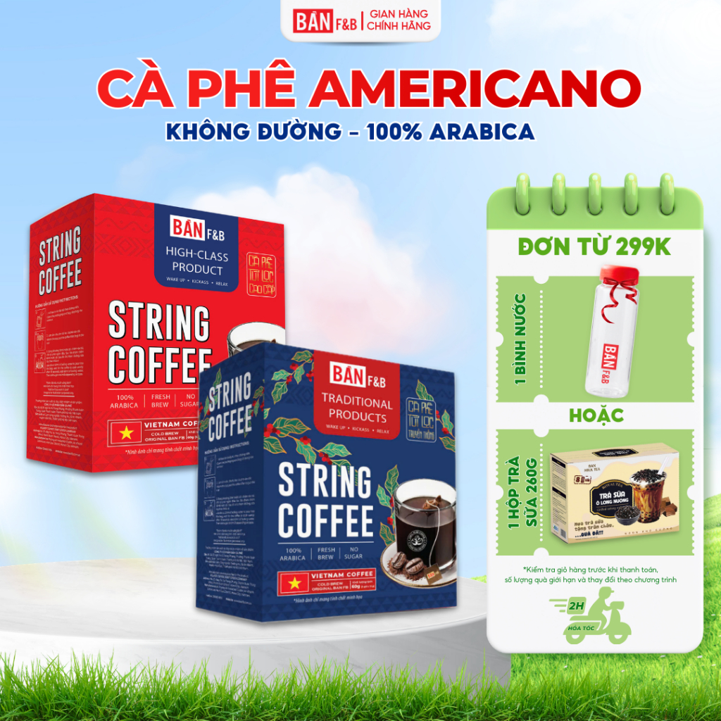 Cà Phê Không Đường Hỗ Trợ Giảm Cân String Coffee High-Class Products ...