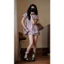 Áo Váy Babydoll Hari Cổ Sen 2 Lớp Form Rộng Gấu Viền Bèo Bo Chun