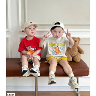 SET 2 BỘ COTTON TONE GHI ĐỎ