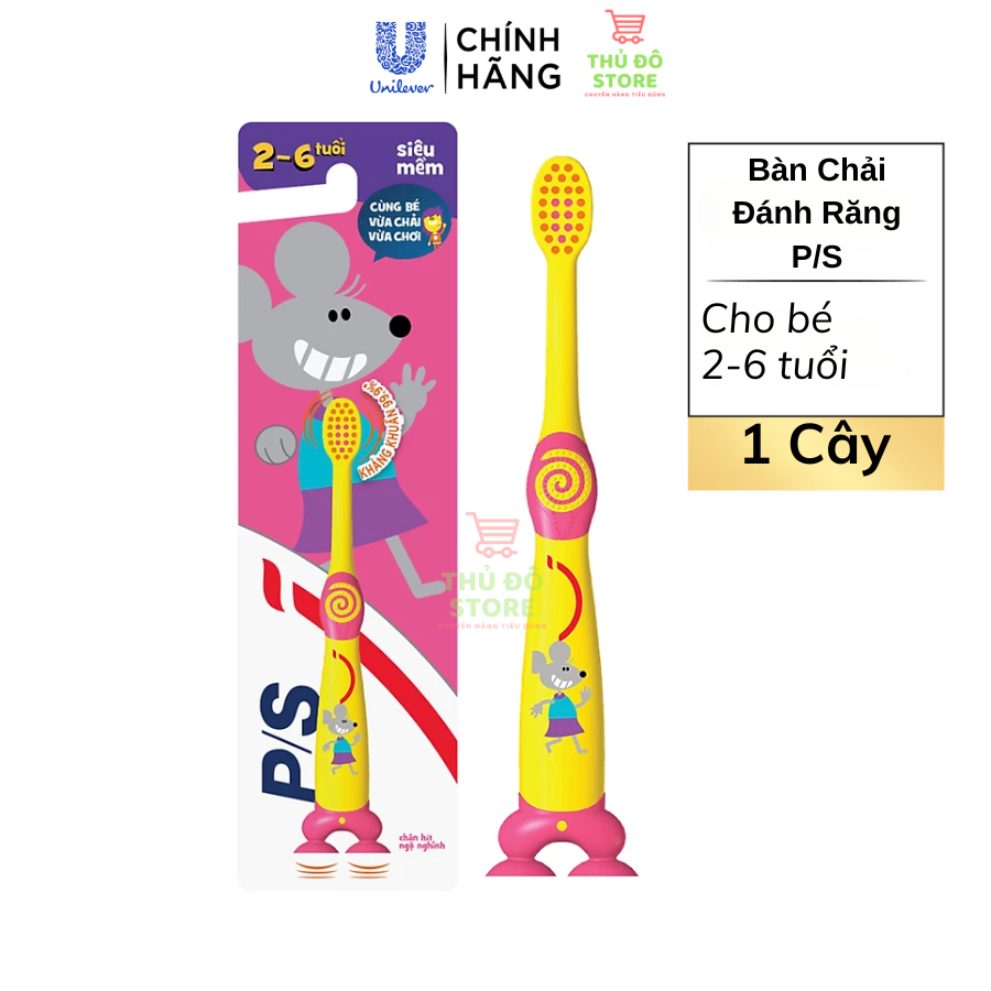 Bàn Chải Đánh Răng PS Cho Bé 2-6 Tuổi/ 7-11 tuổi Hoalinhshop