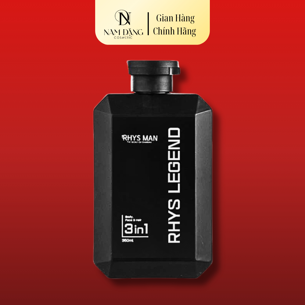 Sữa tắm gội nam RHYS MAN hương nước hoa 3 in 1 Rhys Legend 350ml - Hàng ...