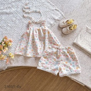 [8-26kg] Set Bộ Hè  2 Dây bản To Chất Đũi Hàn Mềm Mát Cho Bé Gái Ở Nhà, Đi Học, Đi Chơi,....