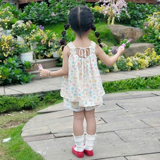 [8-26kg] Set Bộ Hè  2 Dây bản To Chất Đũi Hàn Mềm Mát Cho Bé Gái Ở Nhà, Đi Học, Đi Chơi,....