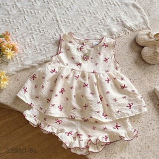 [8-26kg] Set Bộ Hè Sát Nách Chất Đũi Hàn Mềm Mát Cho Bé Gái Ở Nhà, Đi Học, Đi Chơi,....