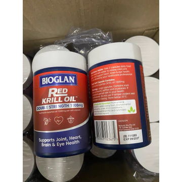 (date 2027)Dầu Nhuyễn Thể Bioglan Red Krill Oil hộp 60 viên hàng nội địa Úc