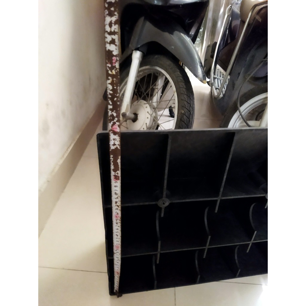 Cao 19cm- ĐEN (50x49x19) Dốc bục lên xuống, bậc cầu dắt xe ô tô, xe máy, cầu dắt xe, bục lên xuống xe, có lỗ chờ bắt ốc