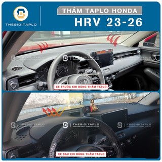 [Honda HRV 2023-2026] Thảm taplo oto da Nano Blockers UV, 3D Flare, Nhung lông tuyết viền Ziczac chống cong vênh