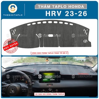[Honda HRV 2023-2026] Thảm taplo oto da Nano Blockers UV, 3D Flare, Nhung lông tuyết viền Ziczac chống cong vênh