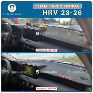 [Honda HRV 2023-2026] Thảm taplo oto da Nano Blockers UV, 3D Flare, Nhung lông tuyết viền Ziczac chống cong vênh