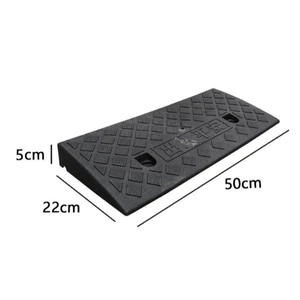 Cao 5 cm- ĐEN (50x22x5cm) Dốc bục lên xuống, bậc cầu dắt xe ôtô, xe máy, cầu dắt xe, bục lên xuống xe, có lỗ chờ bắt ốc