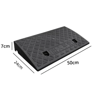 Cao 7 cm- ĐEN (50x24x7cm) Dốc bục lên xuống, bậc cầu dắt xe ôtô, xe máy, cầu dắt xe, bục lên xuống xe, có lỗ chờ bắt ốc