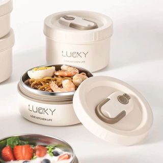 Hộp Đựng Cơm Giữ Nhiệt 3 Tầng, 4 Tầng Hộp Cơm Trưa Văn Phòng Cách Nhiệt Bằng Thép Không Gỉ 304