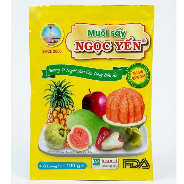 Muối Sấy Ăn Trái Cây Ngọc Yến 100g – Mặn Mà, Vừa Miệng