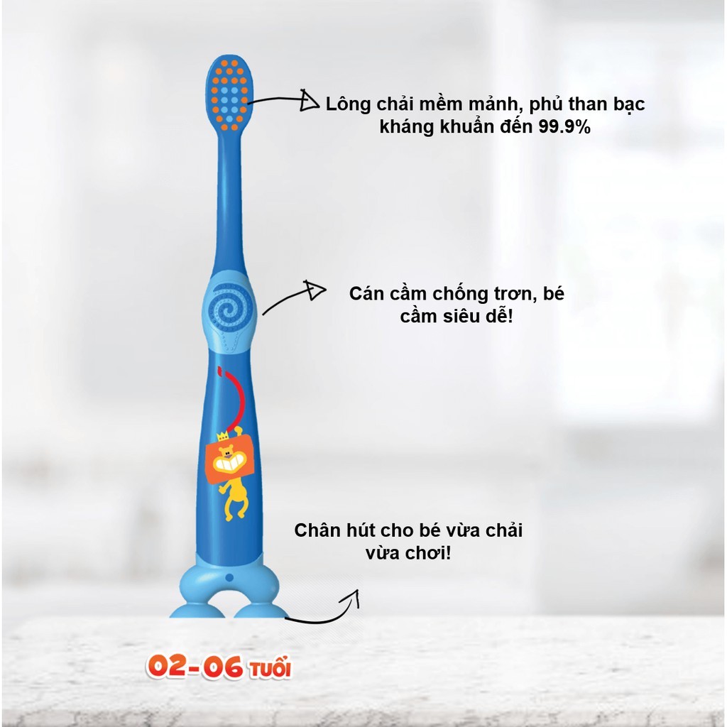 Bàn Chải Đánh Răng PS Cho Bé 2-6 Tuổi/ 7-11 tuổi Hoalinhshop