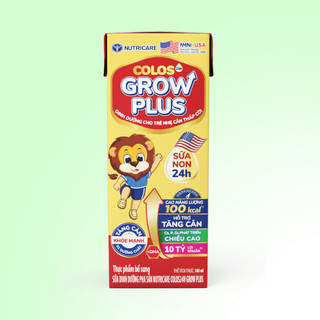 Sữa Bột Pha Sẵn Nutricare Colos24h Grow Plus & ColosCare 24h Cao Lớn Miễn Dịch (110ml/180ml)