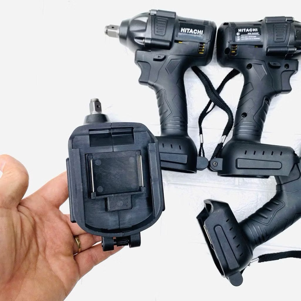 thân siết bulong HITACHI đầu đen cao cấp - Động cơ lõi đồng không chổi than - Chân pin phổ thông 4cm