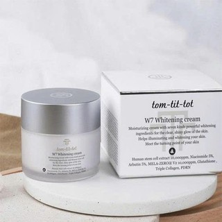 Kem Dưỡng Trắng Da W7 Whitening Cream Tom-Tit-Tot MP1470 - Hỗ Trợ Mờ Thâm Sạm, Nám, Tàn Nhang, Căng Bóng Tự Nhiên