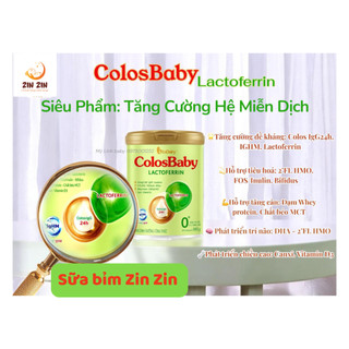 Sữa Bột Công Thức COLOSBABY LACTOFERRIN Lon 800g và 400g