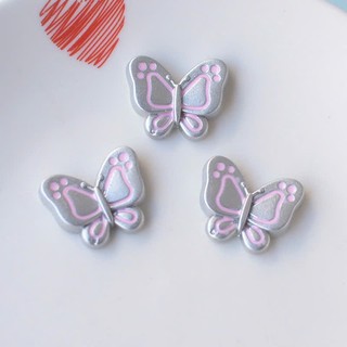 Set Charm Hello Kitty Nơ Hồng Lấp Lánh Gắn Dép Dễ Thương- Tone màu bạc hồng