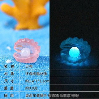 Set Charm Vỏ Sò Phát Sáng – Charm Biển phụ kiện DIY dễ thương