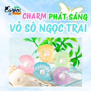 Set Charm Vỏ Sò Phát Sáng – Charm Biển phụ kiện DIY dễ thương