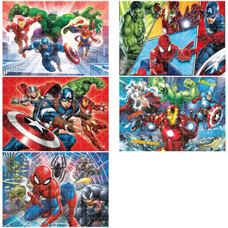 COMBO SỈ 5 tranh ghép A4 20 mảnh; 40 mảnh; 80 mảnh Superhero TooYoo TG0008
