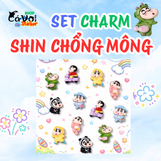 Set charm Shin chổng mông - Set 6 charm dễ thương PHIÊN BẢN 2026