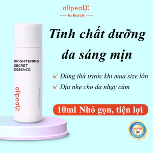 Tinh Chất Dưỡng Ẩm allpeaU: 10ml Hàn Quốc – Cấp Ẩm Tức Thì, Da Mịn Sáng, Không Kích Ứng