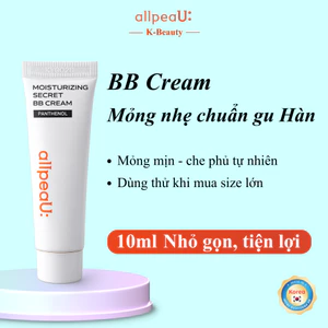 BB Cream Hàn Quốc - Dành cho Mọi Loại Da |10ml/50ml | Dưỡng Ẩm, Mỏng Nhẹ, Không Bí Da|allpeaU: