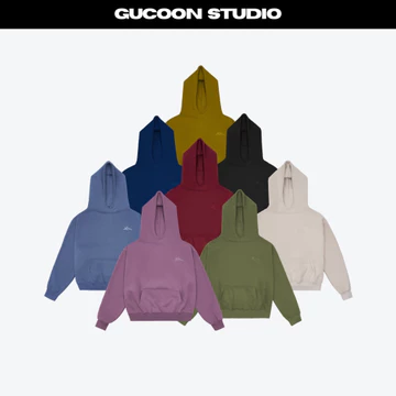 Áo Hoodie Nam Nữ GUCOON Form Boxy Crop, Áo Khoác Hoodie Nam Nữ Nỉ Bông Cotton Local Brand Bigsize