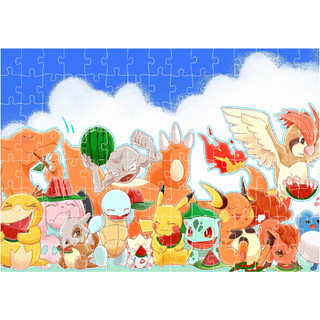 COMBO SỈ 5 tranh ghép A4 20 mảnh; 40 mảnh; 80 mảnh Pokemon TooYoo TG0017