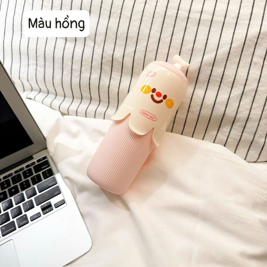 Hộp Đựng Bàn Chải, Kem Đánh Răng Du Lịch Hình Hoạt Hình Dễ Thương Cấu Tạo Cốc Đôi Tiện Lợi
