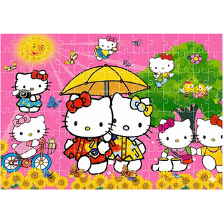 COMBO SỈ 5 tranh ghép A4 20 mảnh; 40 mảnh; 80 mảnh Hello Kitty TooYoo TG0003